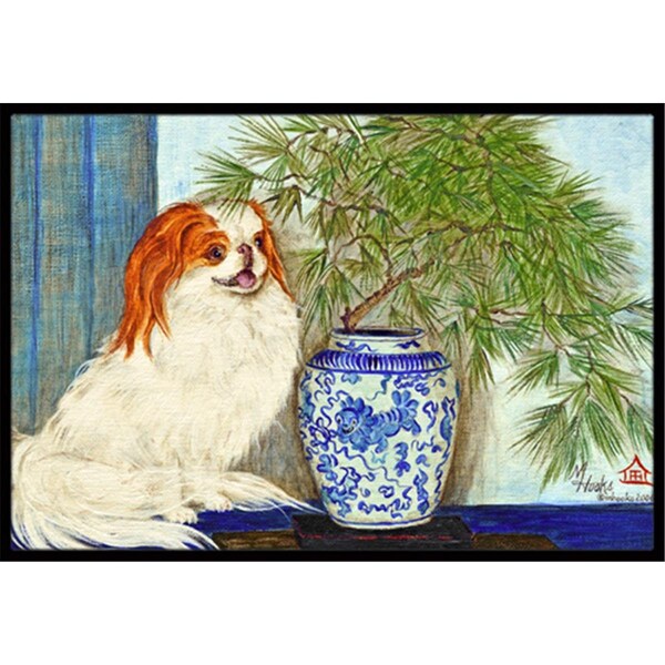 Carolines Treasures Japanese Chin Ming Vase Indoor and Outdoor Mat- 24 x 36 in. MH1048JMAT - main